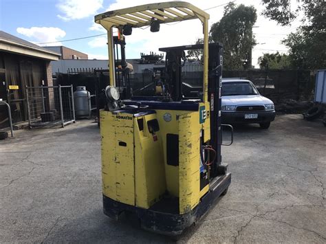 Komatsu Fb13rl 10 13t Ride On Reach Truck Forklift With Container Mast