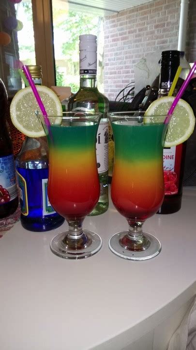 Rainbow Cocktail Von Amerikanisch Kochende Chefkoch