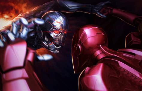 Iron Man Vs Thanos Wallpapers Wallpaper Cave