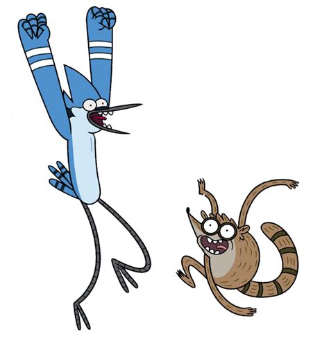 Mordecai And Rigby Crazy Render By Redbird2935 On Deviantart
