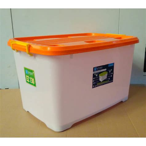 Jual Ezy Box Container Box Plastik 130 Liter Kotak Penyimpanan Besar