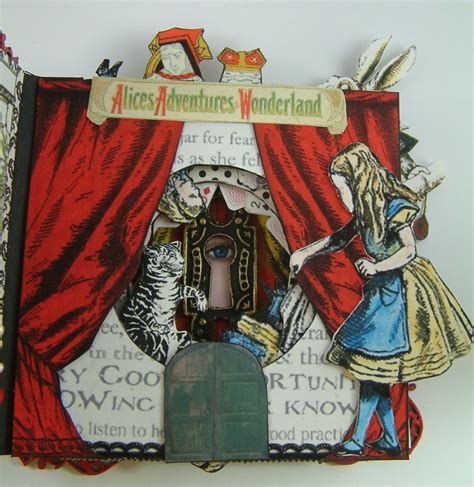 Artfully Musing Alice In Wonderland Tunnel Book