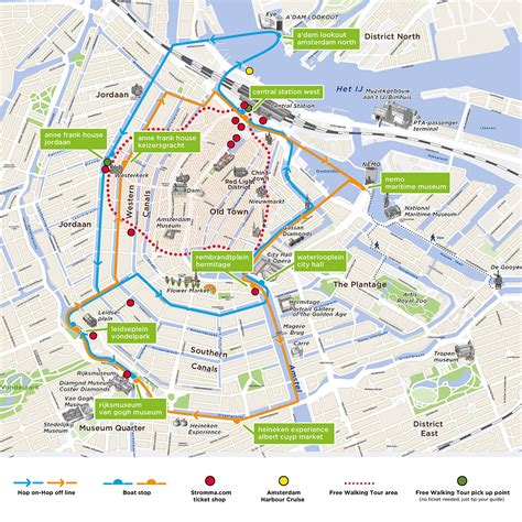 Amsterdam Hop On Hop Off Bus Route Map Pdf Combo Deals 2019