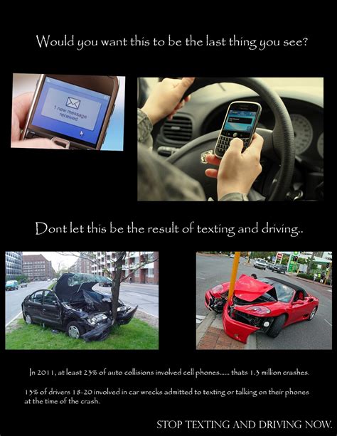 Destiny Stop Texting And Driving Poster