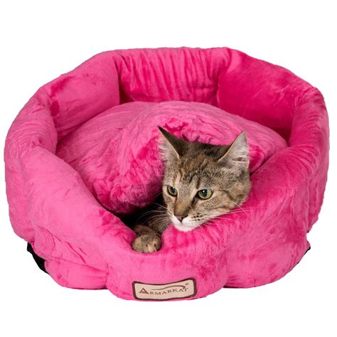 Armarkat Cozy Cat Bed In Pink 15 L X 15 W Petco In 2021 Cat Bed