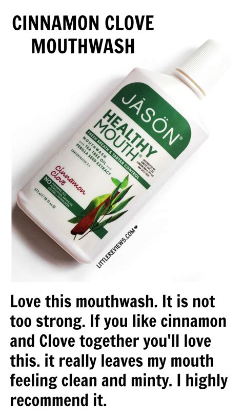 jason healthy mouth cinnamon clove mouthwash review mouthwash beauty diy skin mouth healthy