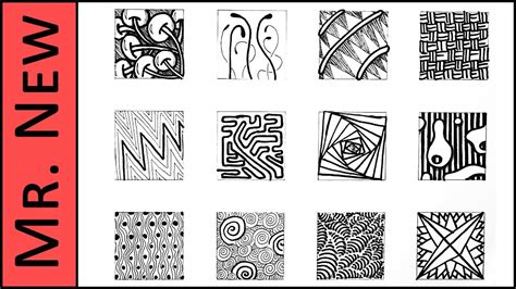 Zentangles are created with repetitive patterns and are meant to be abstract. Easy Zentangle Doodles - How to Make12 Extra Patterns ...