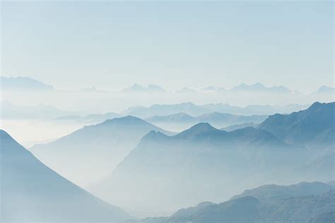 Mountains Covered With Fogs Hd Wallpaper Peakpx