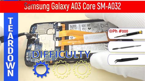 Samsung Galaxy A03 Core Sm A032 📱 Teardown Take Apart Tutorial Youtube