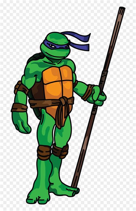 How To Draw Donatello From Ninja Turtles Cartoons Teenage Mutant