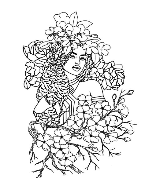 Mother Nature Coloring Pages Printable For Free Download