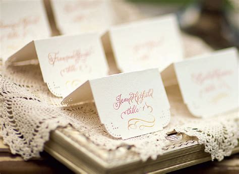 The escort will take time to count the money and verify its authenticity. ombre wedding escort cards | OneWed.com