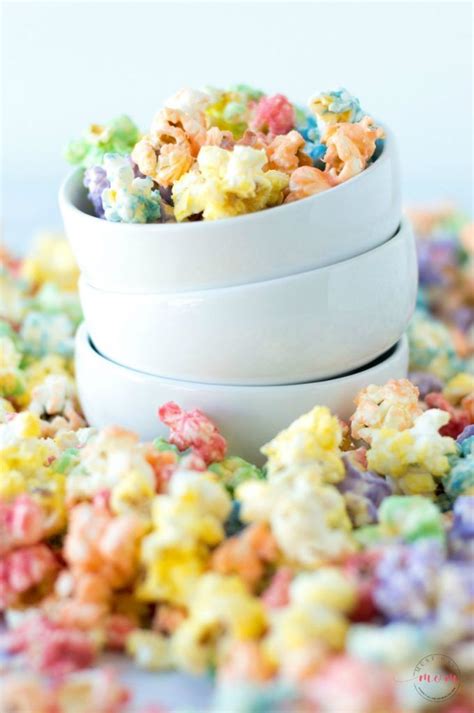 Best Rainbow Popcorn Recipe Rainbow Jello Popcorn Balls Recipe