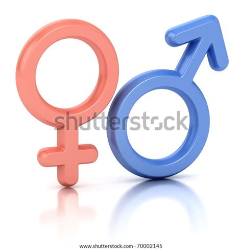 Male Female Sex Symbols Isolated Over Stock Illustration 70002145