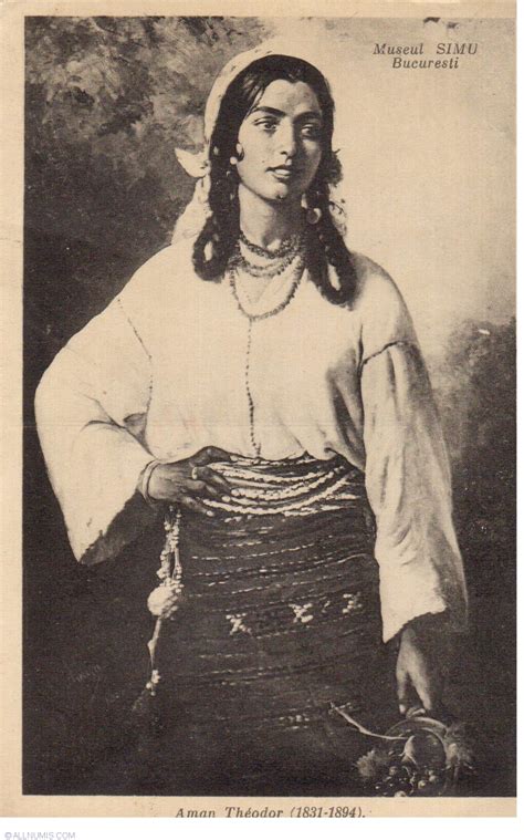Theodor Aman Gypsy Woman Museum Simu Art Reproductions Romania