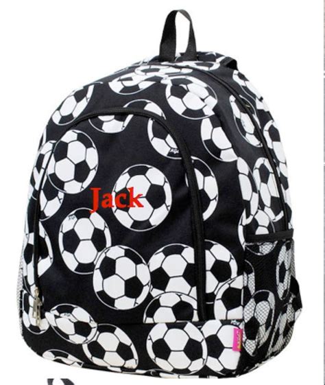 Boys Backpack Personalized Soccer Backpack Monogrammed