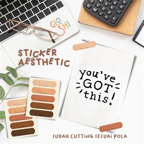 Jual Sticker Aesthetic Tape Plester Nude By Gioshi Store Shopee Indonesia