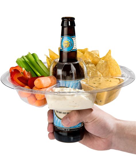 The Goplate Reusable Party Plate Doubles As Drink Holder