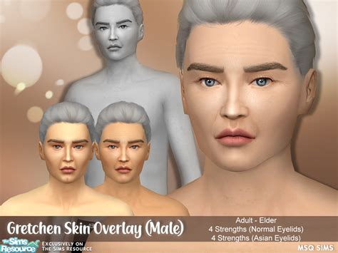 The Sims Resource Gretchen Skin Overlay Male