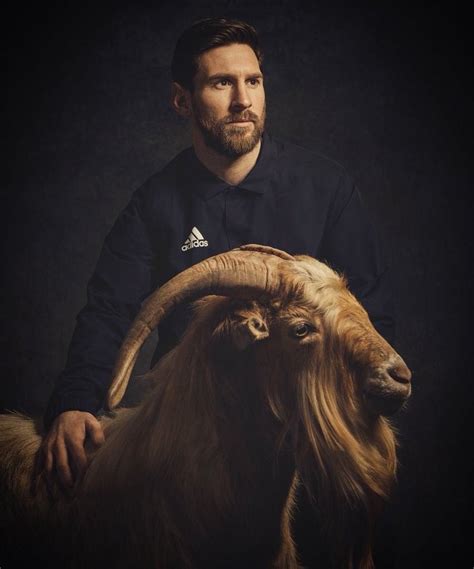 lionel messi with goat r pics