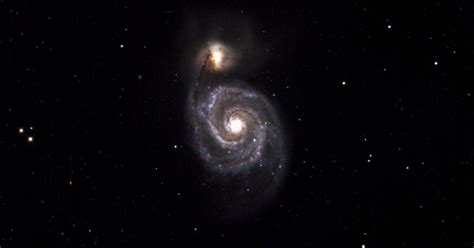 M51 Whirlpool Galaxy Telescope Live