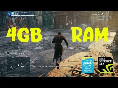 Assasin S Creed Unity 4gb RAM Gameplay YouTube