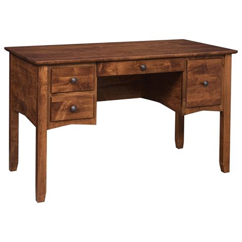 Maple Hill Woodworking Linwood Customizable 48 Solid Wood Writing Desk