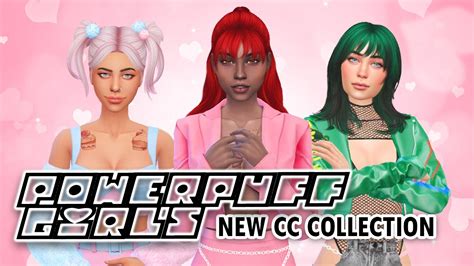 Amazing Powerpuff Girls Cc Collection Sims 4 Cc Showcase Links
