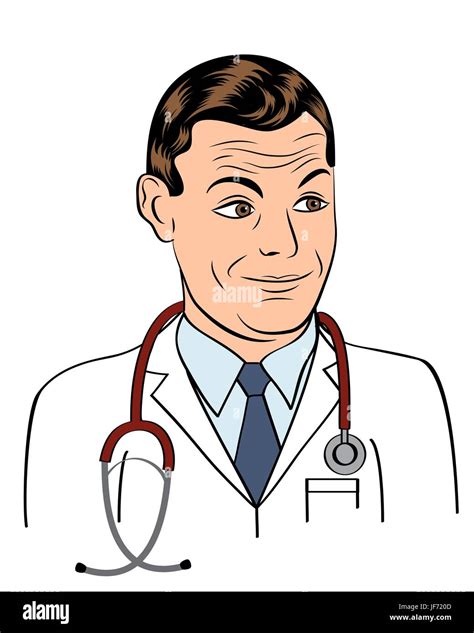 Friendly Doctor Smiling Stock Vector Image And Art Alamy