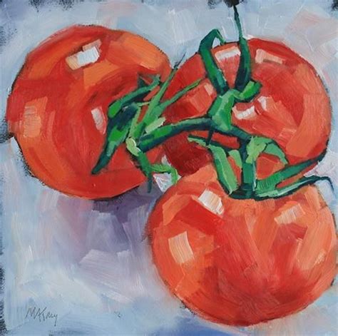 Daily Paintworks Original Fine Art Mary Anne Cary Vegetable