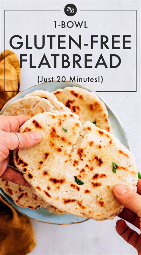 Gluten Free Flatbread 1 Bowl 20 Minutes Minimalist Baker Recipes