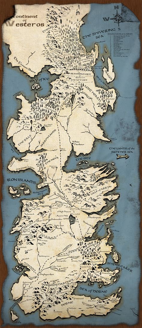 46 Westeros Map Wallpaper On Wallpapersafari