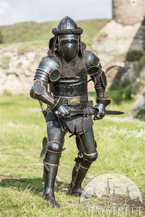 Black Armor Kit “the Wayward Knight” Black Armor Historical Armor Armor