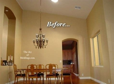 When you are redecorating, one of the easiest ways to make a small living room feel more spacious is to inject soft, pastel shades into your design scheme to keep the room warm and inviting. How to Install Crown Molding on Vaulted or Cathedral Ceilings | Cathedral ceiling living room ...