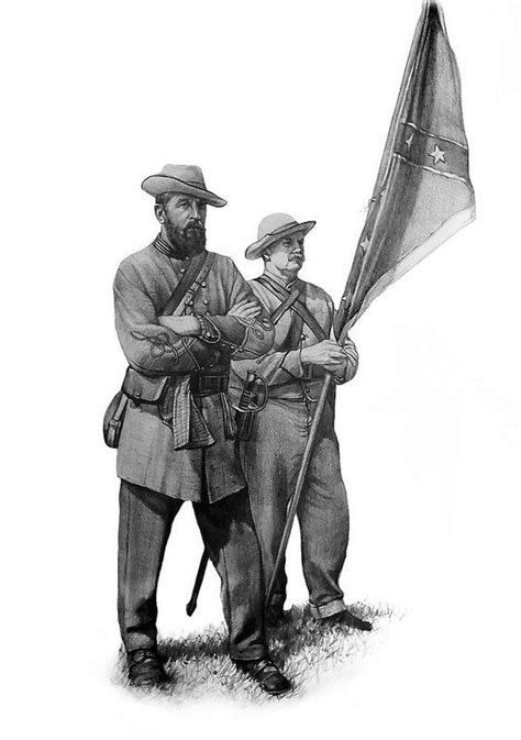 28th Georgia Company I Art Print By Jeff Trexler War Art Civil War