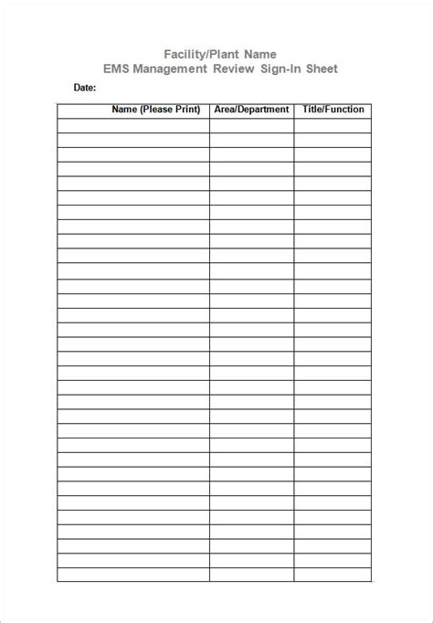 Free 32 Sample Sign In Sheet Templates In Pdf Ms Word Apple Pages