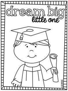 Dream Big! {Graduation FREEBIE in English and Spanish} Preschool