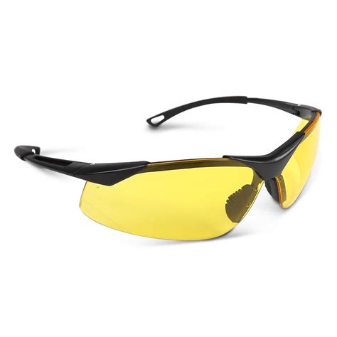 Raptor Mg24y Premium Maximum Comfort Safety Glasses With Yellow Tint Lens