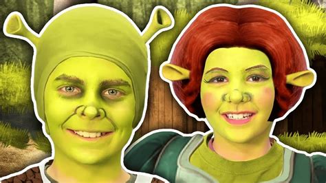 Shrek Face Paint For Kids Shrek Movie Characters Makeup Tutorial