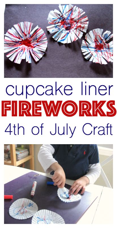 Fireworks Craft 4th Of July Craft No Time For Flash Cards