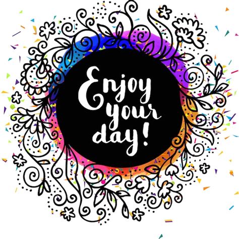 Free Vector Enjoy Your Day Background