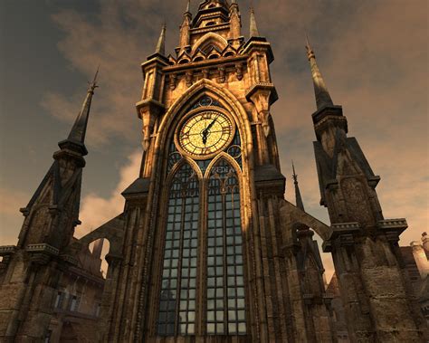 Working Medieval Clock Tower Minecraft Map