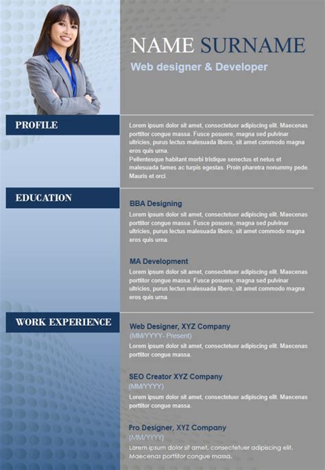 100 Most Stunning Resume Templates To Land Your Dream Job The