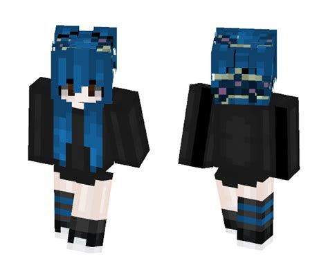 Get Blue Hair Girl O Minecraft Skin For Free Superminecraftskins
