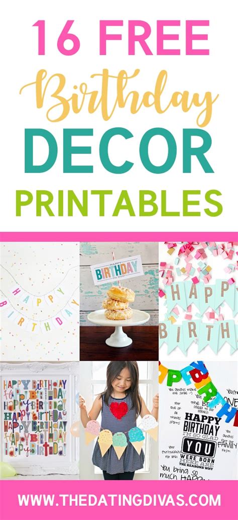 Free Printable Party Decorations Printable Templates