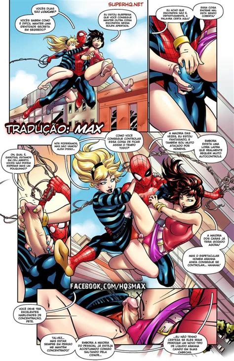 Peter Parker Comendo Gwen E Mary Jane Hentai E Quadrinhos Eroticos