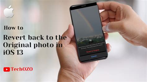 How To Revert An Edited Photo Back To The Original Photo In Ios 13