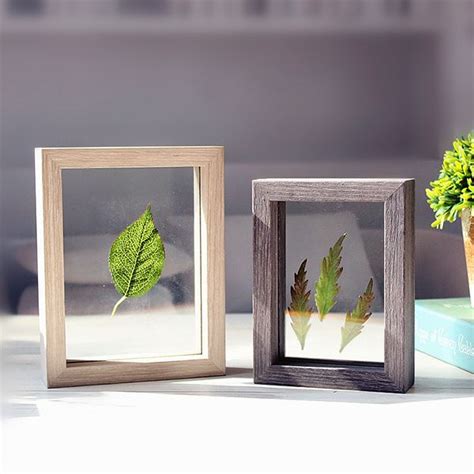 Fashion Flagship Store Saver Prices 2pcs Double Sided Glass Hanging Picture Photo Frame Flower