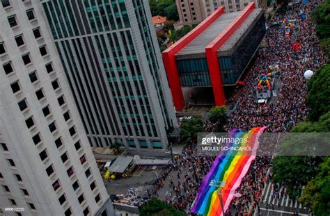 Thousands Of Revelers Take Part In The 22nd Gay Pride Parade In Sao News Photo Getty Images