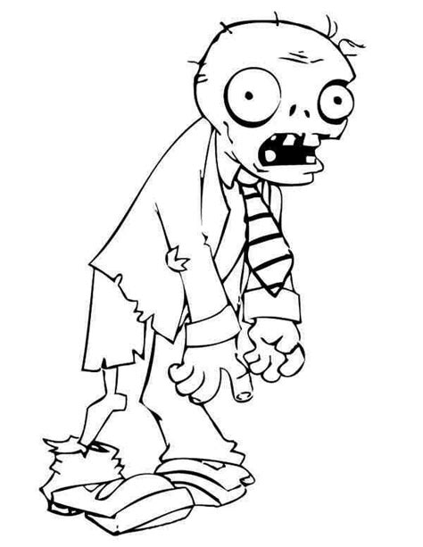 Plants vs zombie coloring pages. Zombie | Halloween coloring, Halloween coloring pages, Free halloween coloring pages